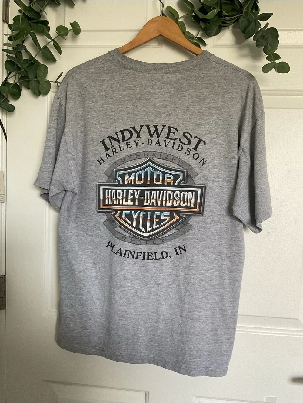 Harley-Davidson Gray Short Sleeve Logo Tee - Picture 3 of 6